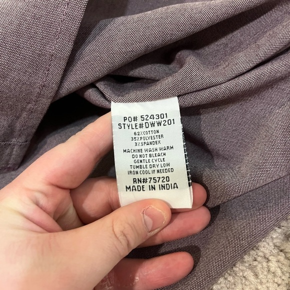 Departwest Oxford Stretch Button Down Shirt - Picture 5 of 12